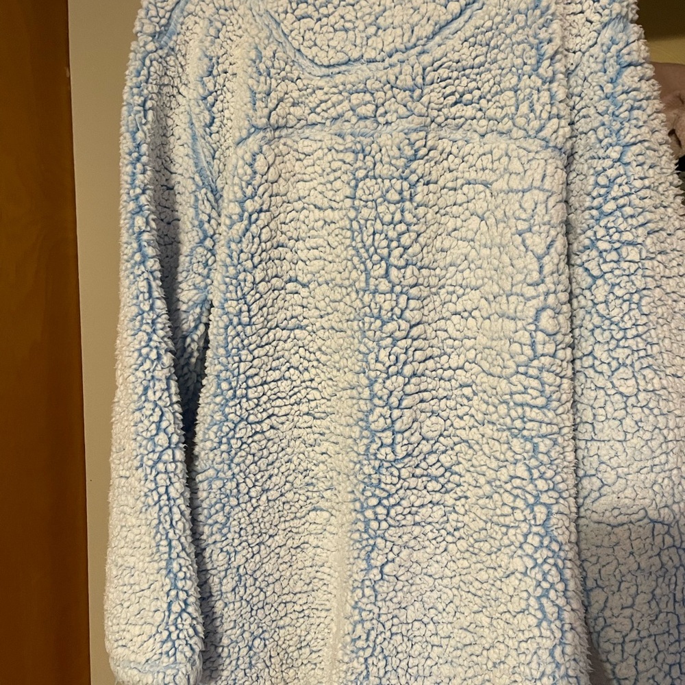 Sherpa half zip pullover